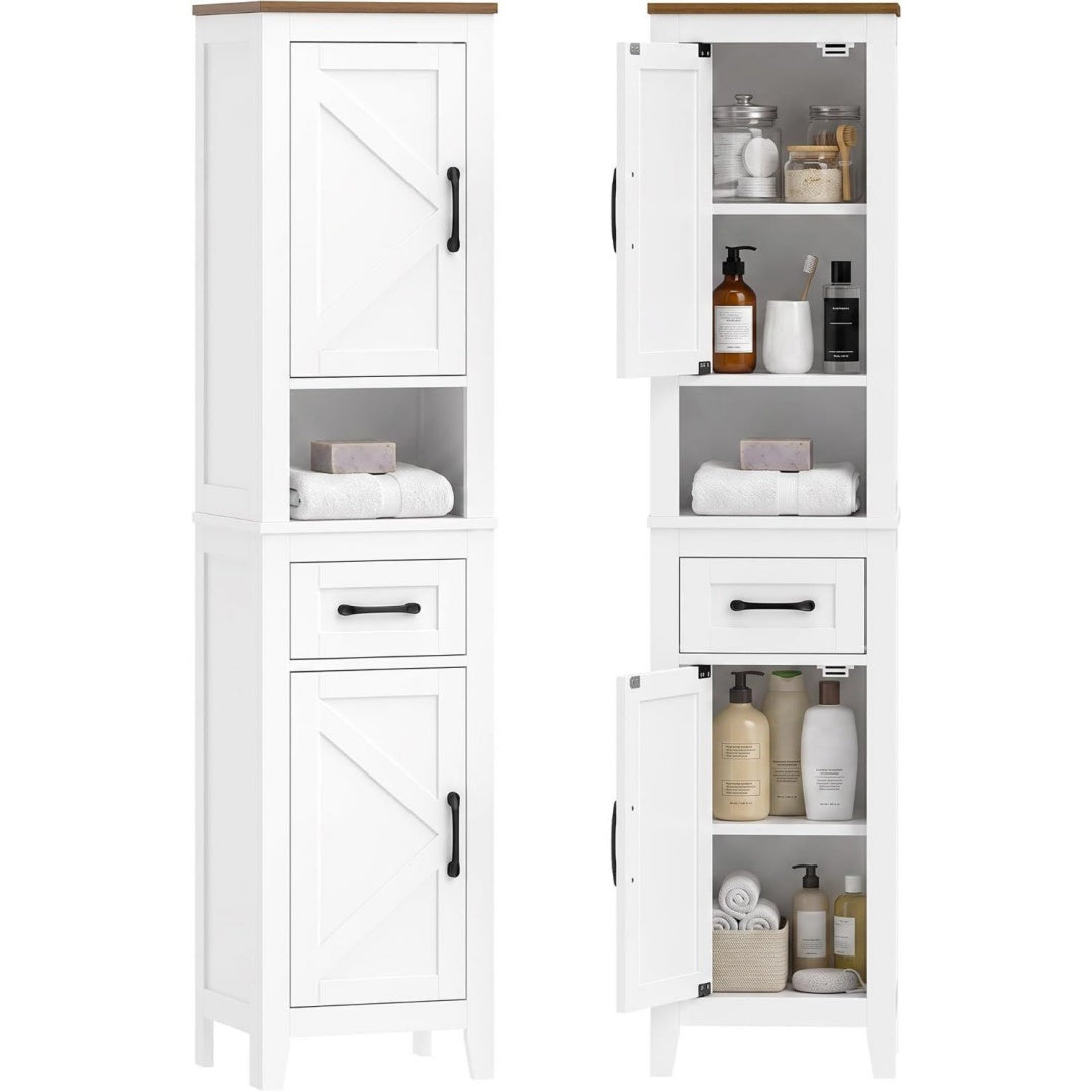 30 x 34, 5 x 148 cm colonne de rangement gris clair hauteur reglable