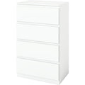 Chiffonnier moderne gris clair 60 x 40 x 98 cm