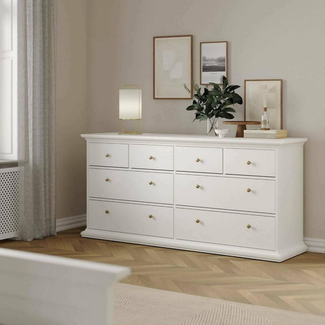 Commode gris en panneau de particules robuste