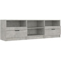 Meuble TV finition gris en bois