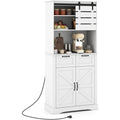 Optimiser l'espace, buffet gris clair en bois