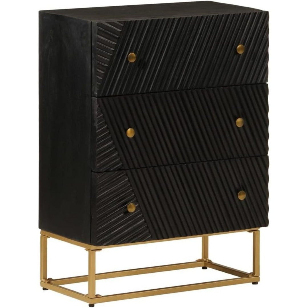 Armoire de rangement Noire robuste et stable