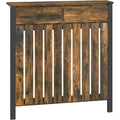 Accessoire radiateur de rangement marron