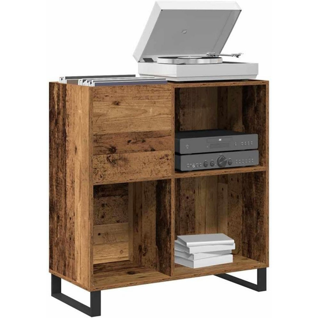 Armoire en bois marron 4 niches