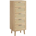 Spacieuse commode en bois massif et MDF