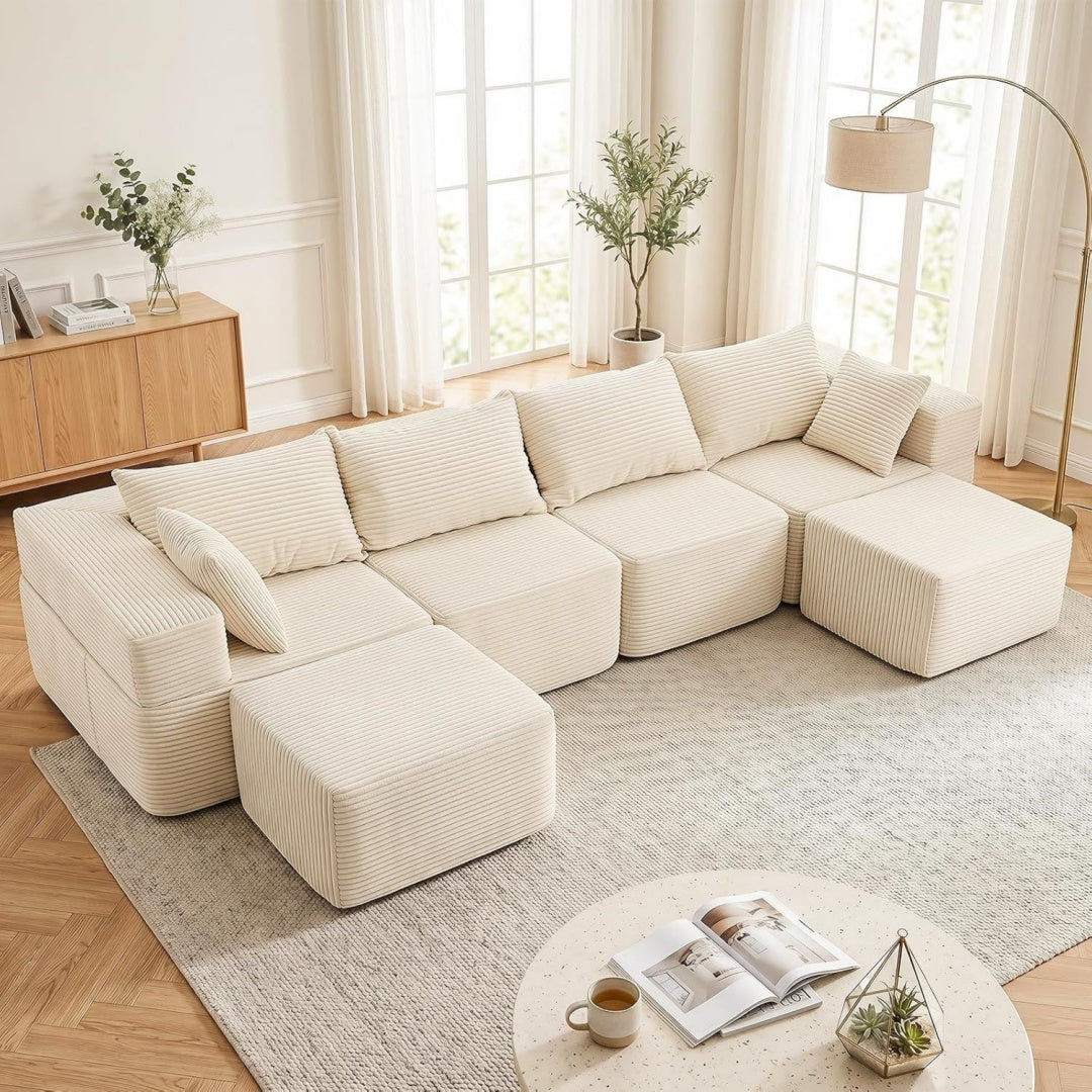 Gris clair ton bois, divan style rustique