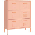 Commode finition metal marron ideal entree