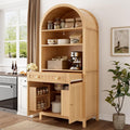 Marron buffet de rangement en bois