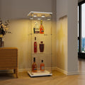 Vitrine marron en verre