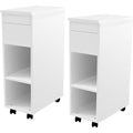 Table d appoint gain de place gris clair minimaliste