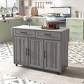 Joli buffet en bois massif et metal