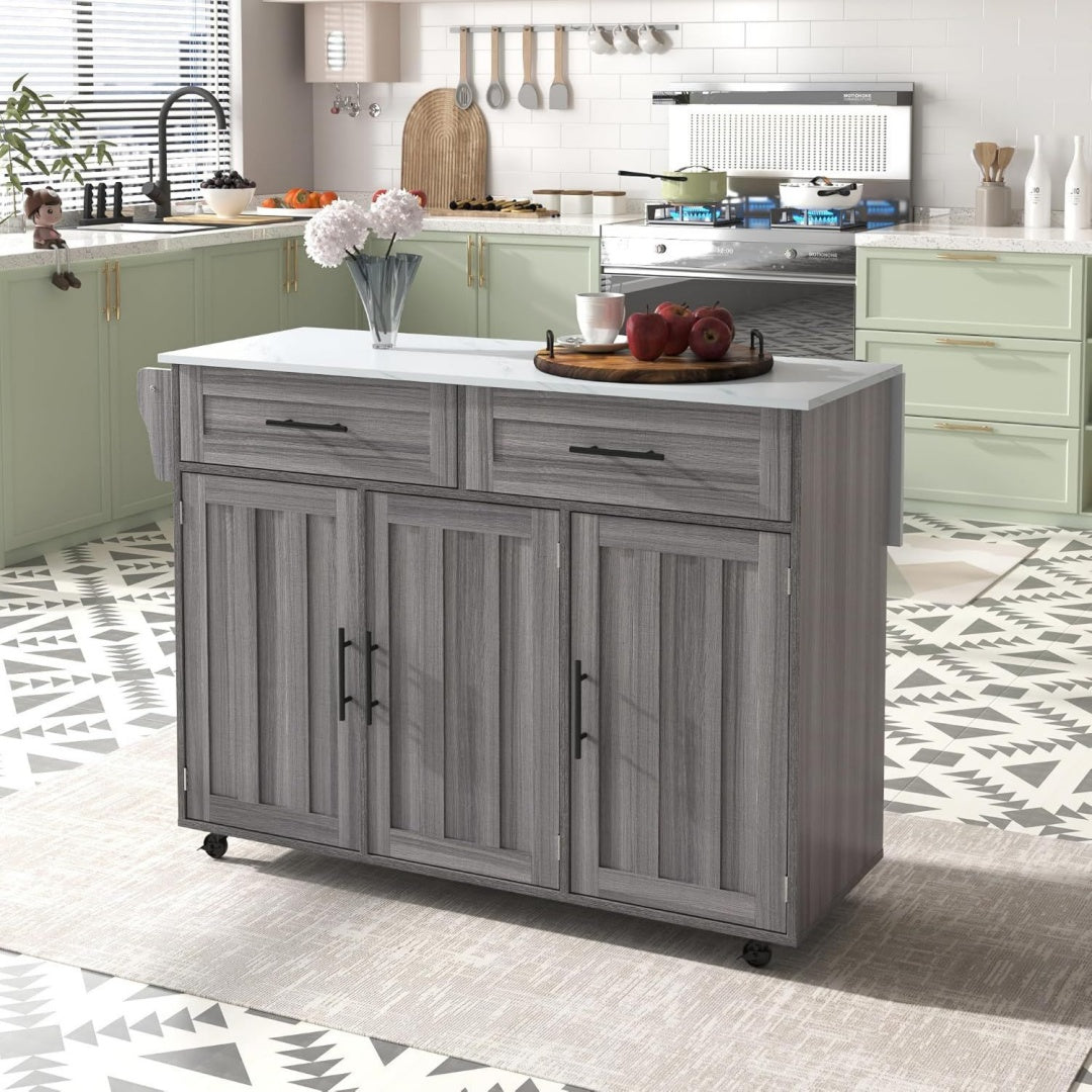 Joli buffet en bois massif et metal