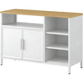 Meuble de rangement gris clair style classique