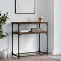 Console gris robuste 75 x 35.5 x 75 cm