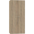 Marron garde-robe en bois style moderne, 180 x 79 x 52 cm