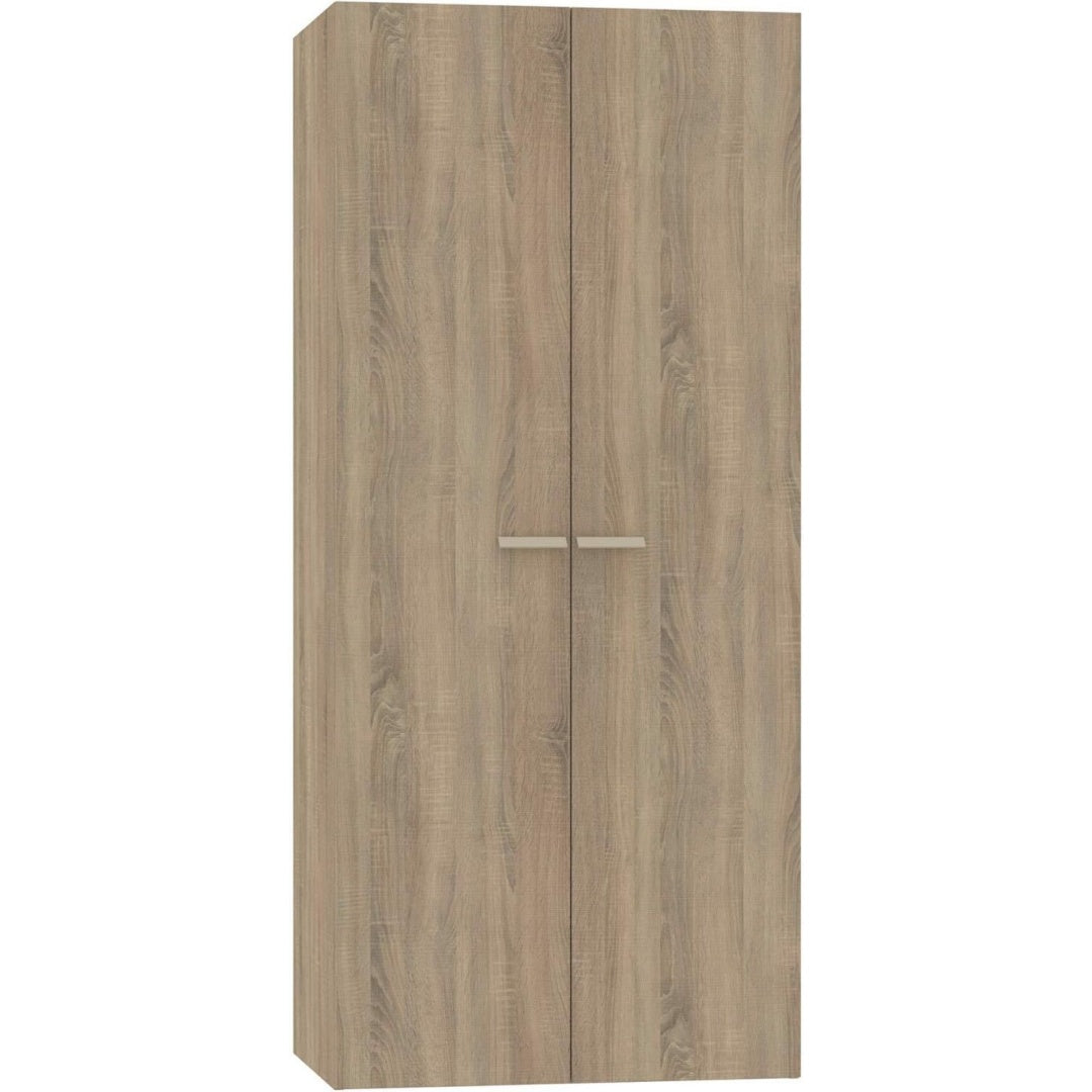 Marron garde-robe en bois style moderne, 180 x 79 x 52 cm