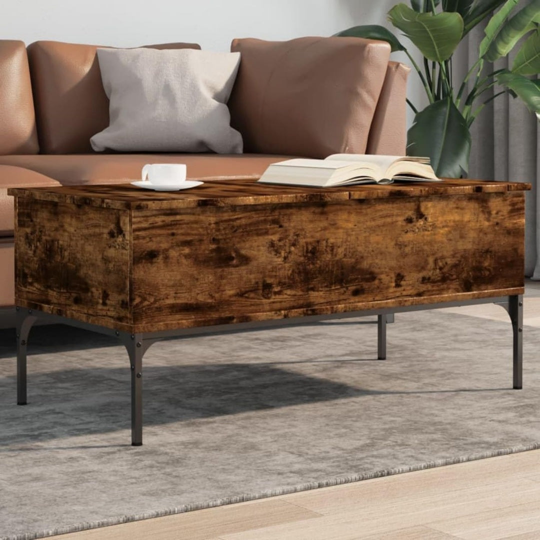 Moderne table basse marron 100 x 50 x 45 cm