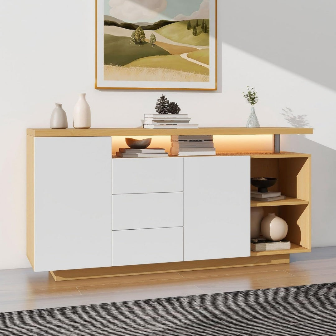 Buffet contemporain gain de place