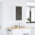 Raffinement Moderne, rangement haut gris clair en bois