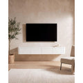 Meuble TV marron en MDF pour chambre