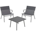 Ensemble de jardin pratique en acier
