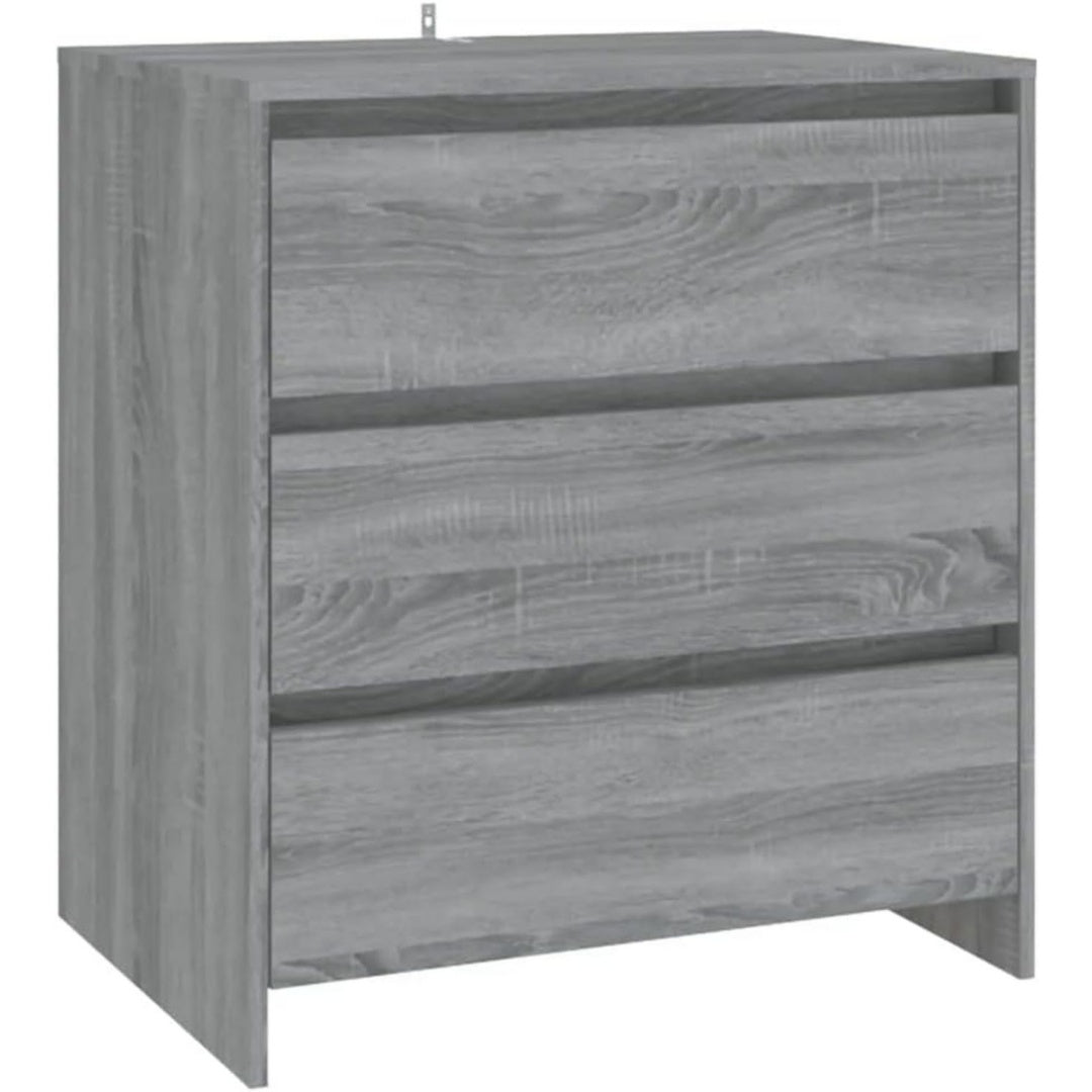 Concu pour sejour, buffet gris en bois