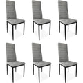 Chaise 42 x 40 x 96 cm avec des pieds en metal robustes
