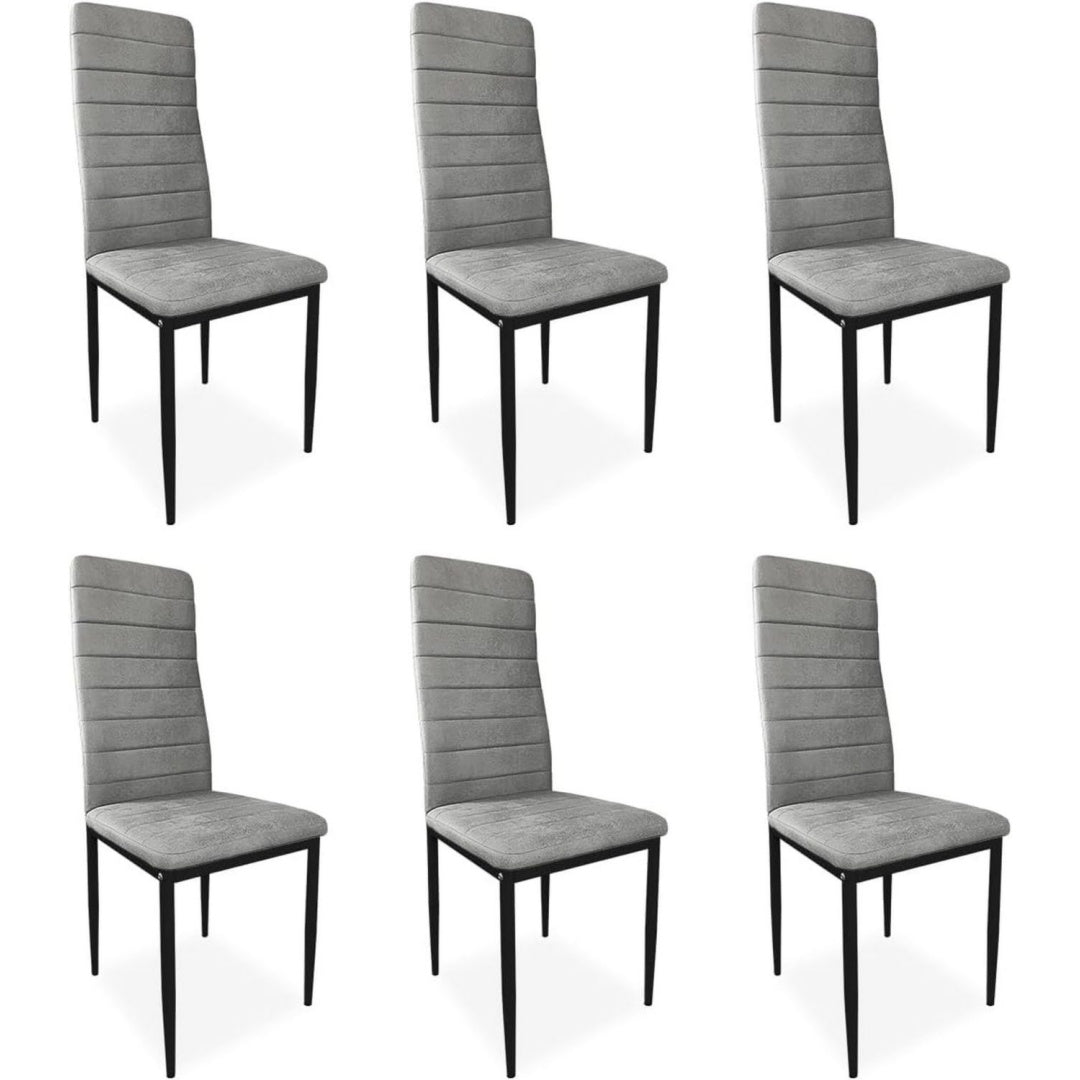 Chaise 42 x 40 x 96 cm avec des pieds en metal robustes